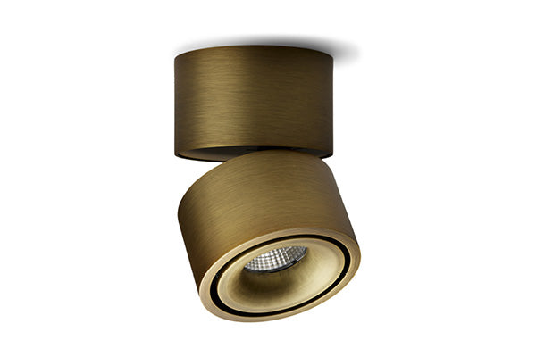 Easy Mini W75 børstet messing spot