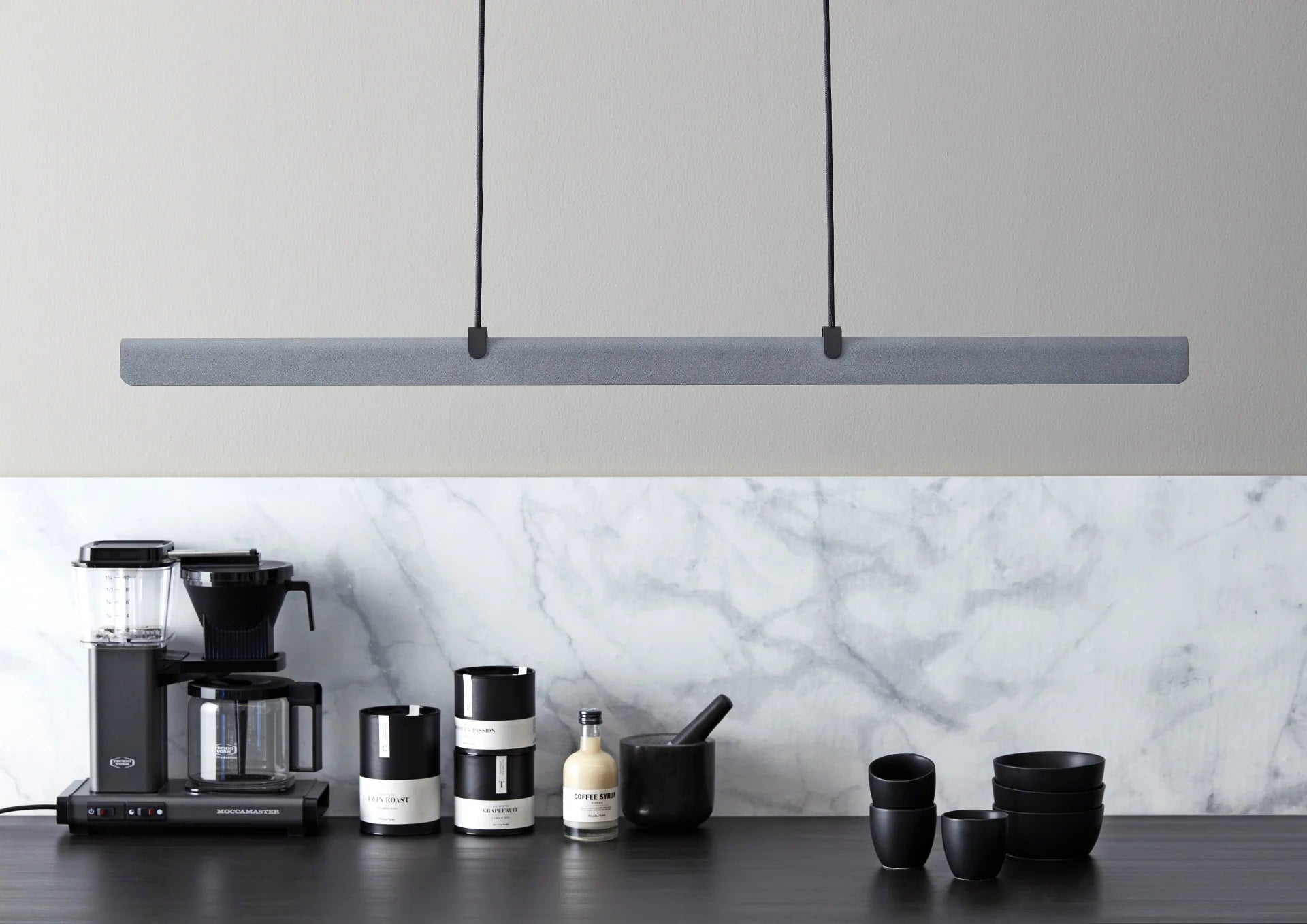 Fold L118 antracit/beton langbordspendel