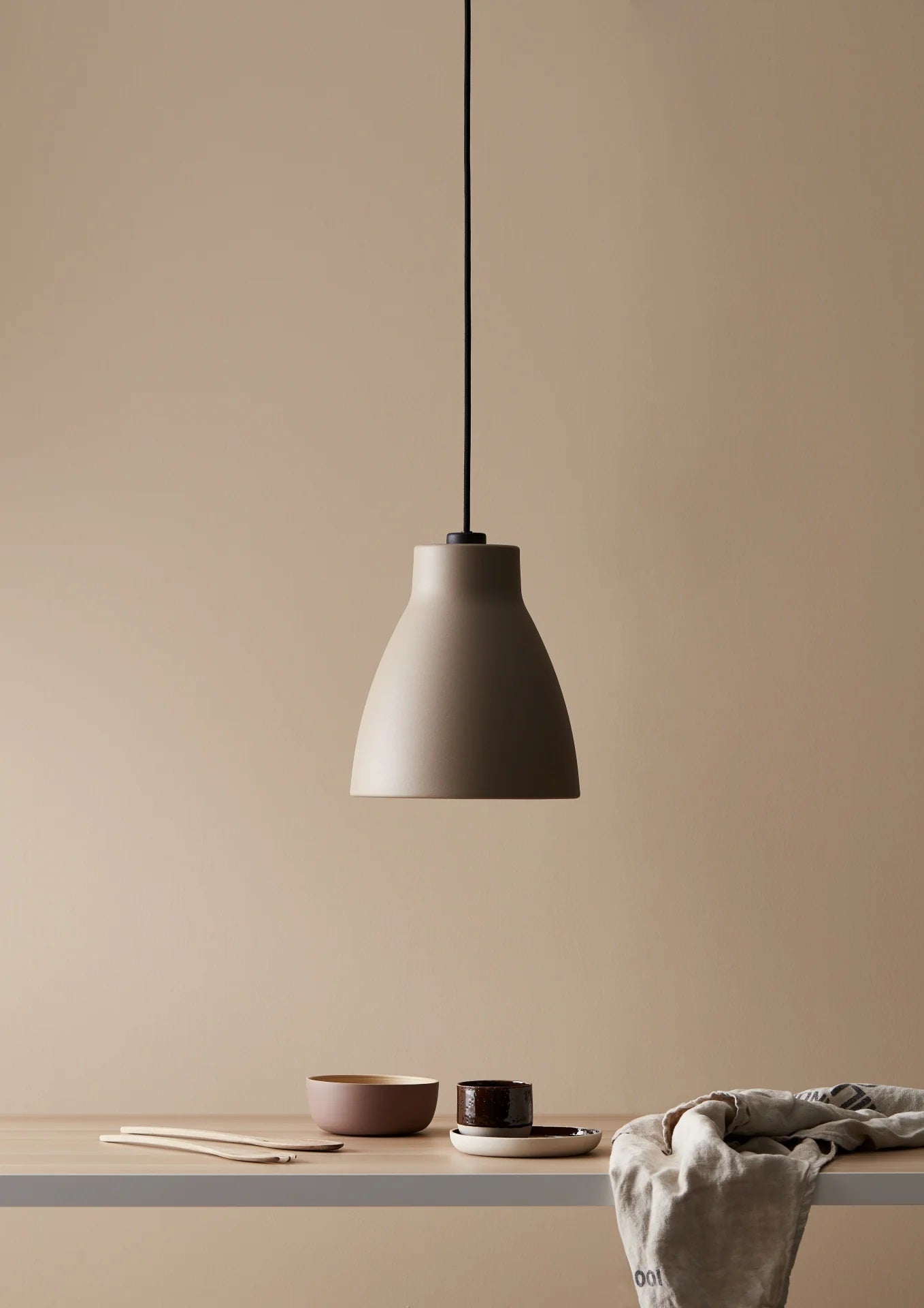 Gong Ø25 sand/sort pendel