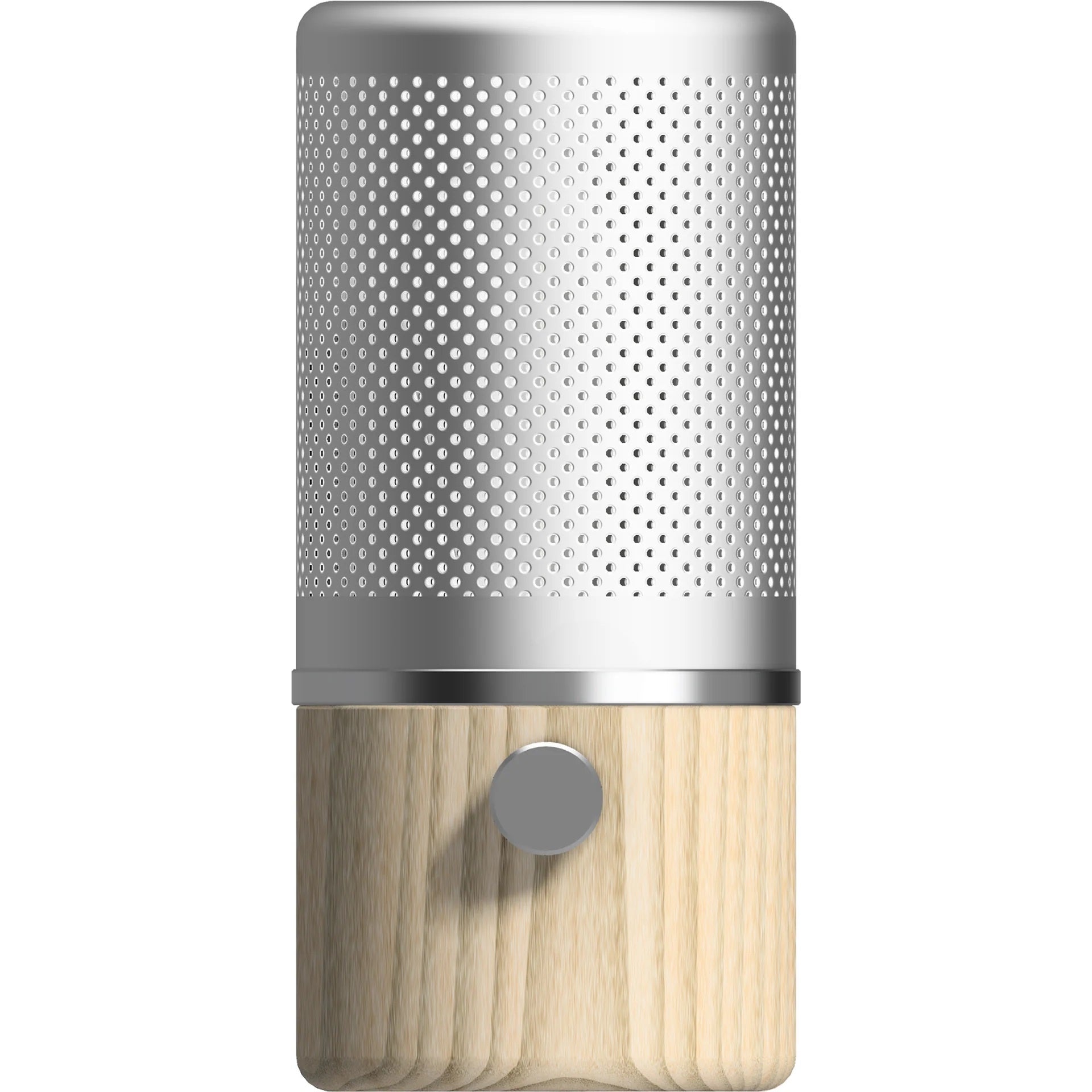 Jazz ask/sølv bordlampe