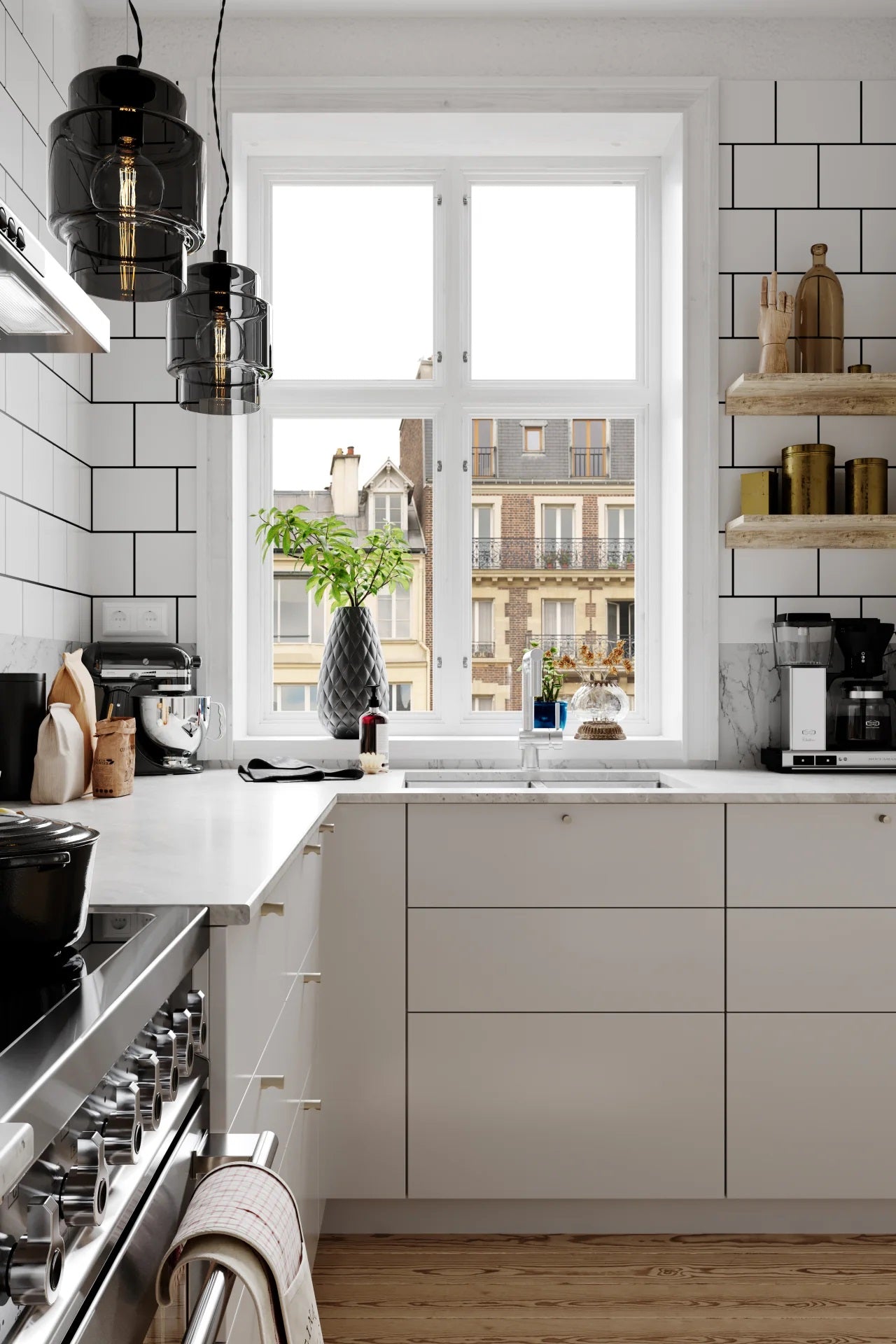 Ebbot Ø20 røggrå pendel