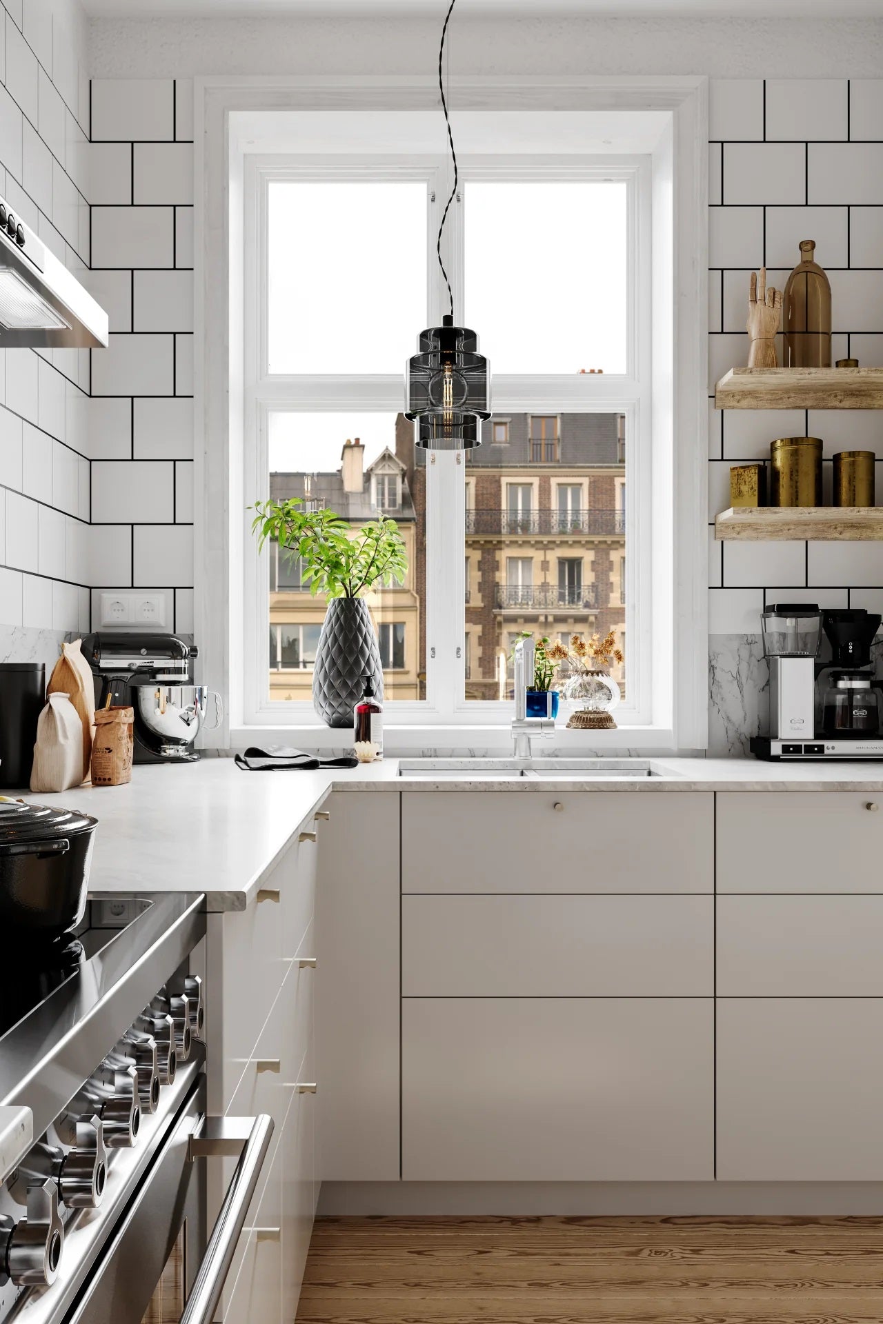 Ebbot Ø20 røggrå pendel