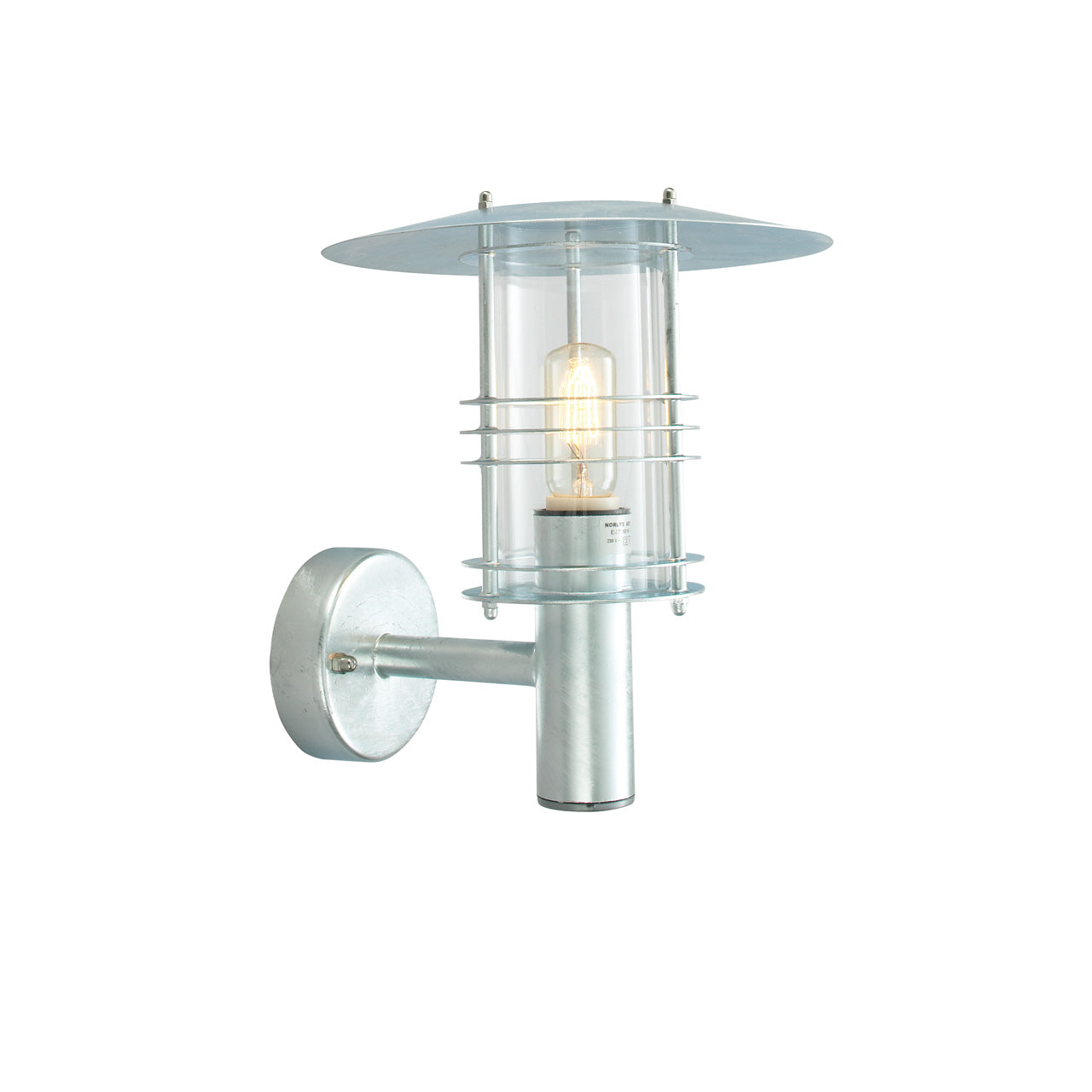 Stockholm 280 galvaniseret udendørs væglampe