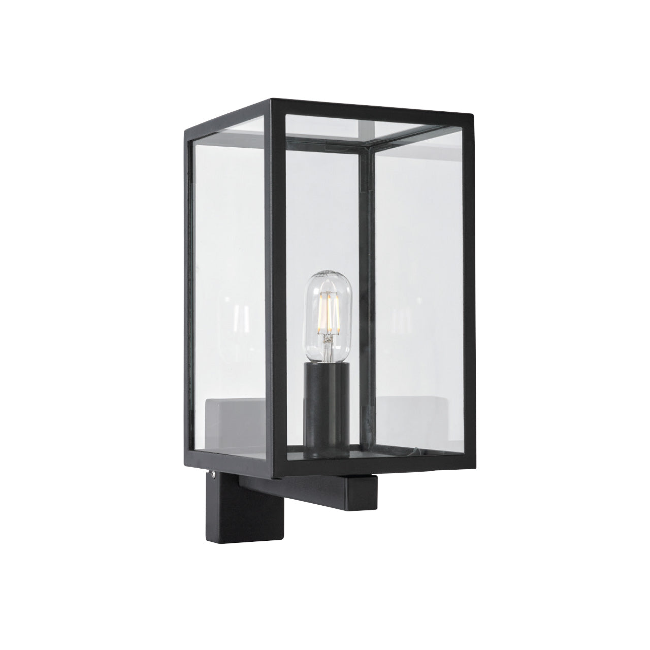 Lofoten 1943 sort væglampe med arm