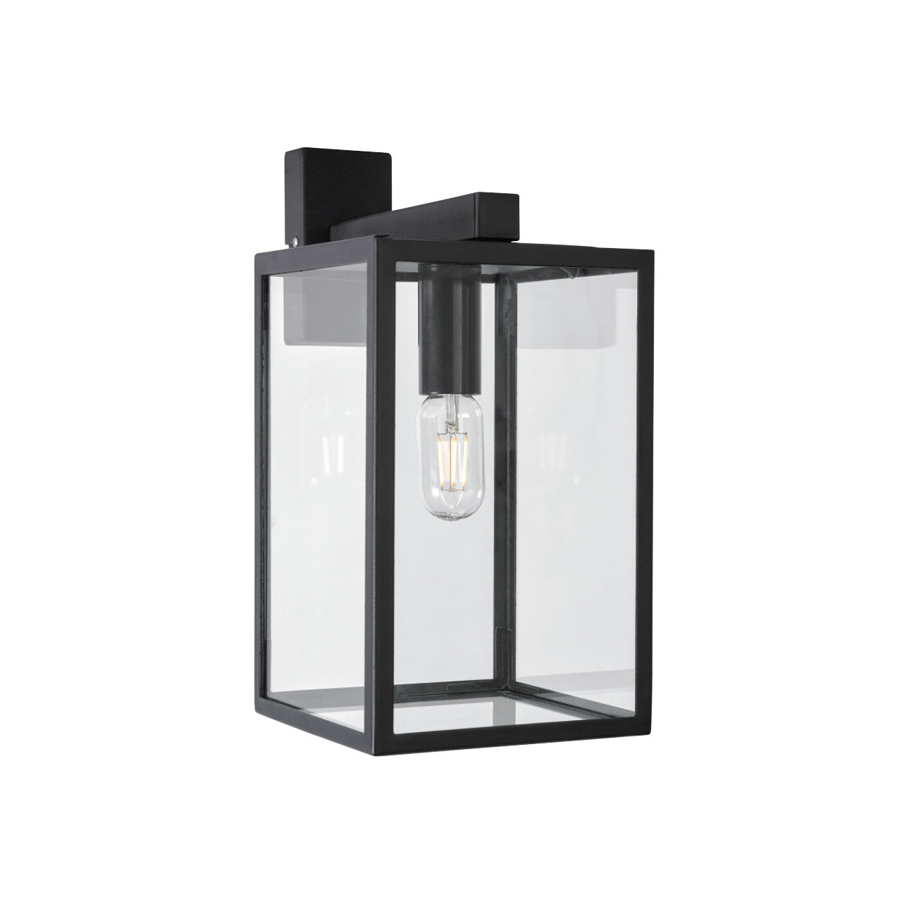 Lofoten 1943 sort væglampe med arm