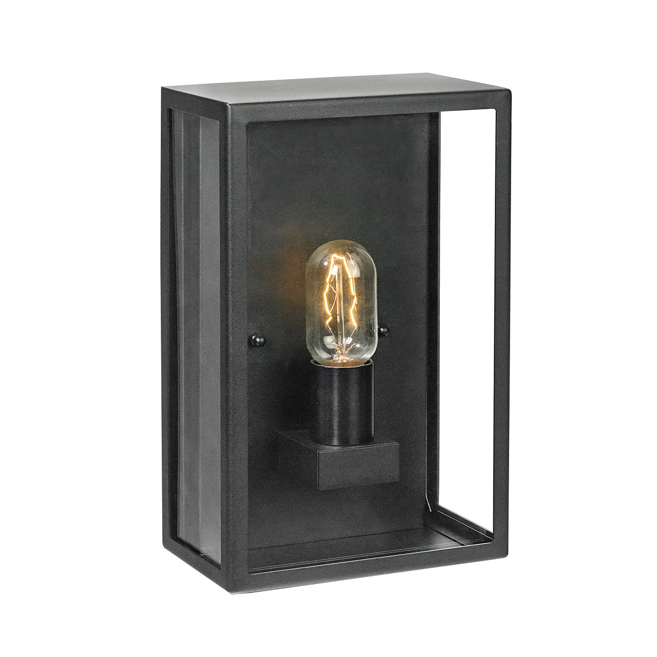 Lofoten 1940 sort udendørs væglampe