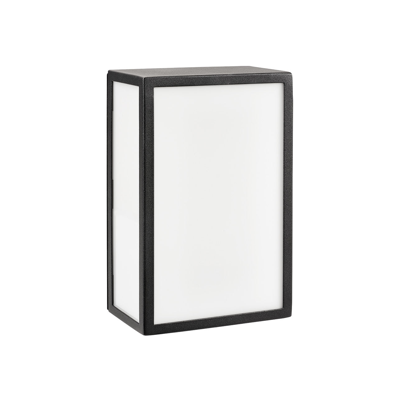 Lofoten 1960 sort/opal udendørs væglampe