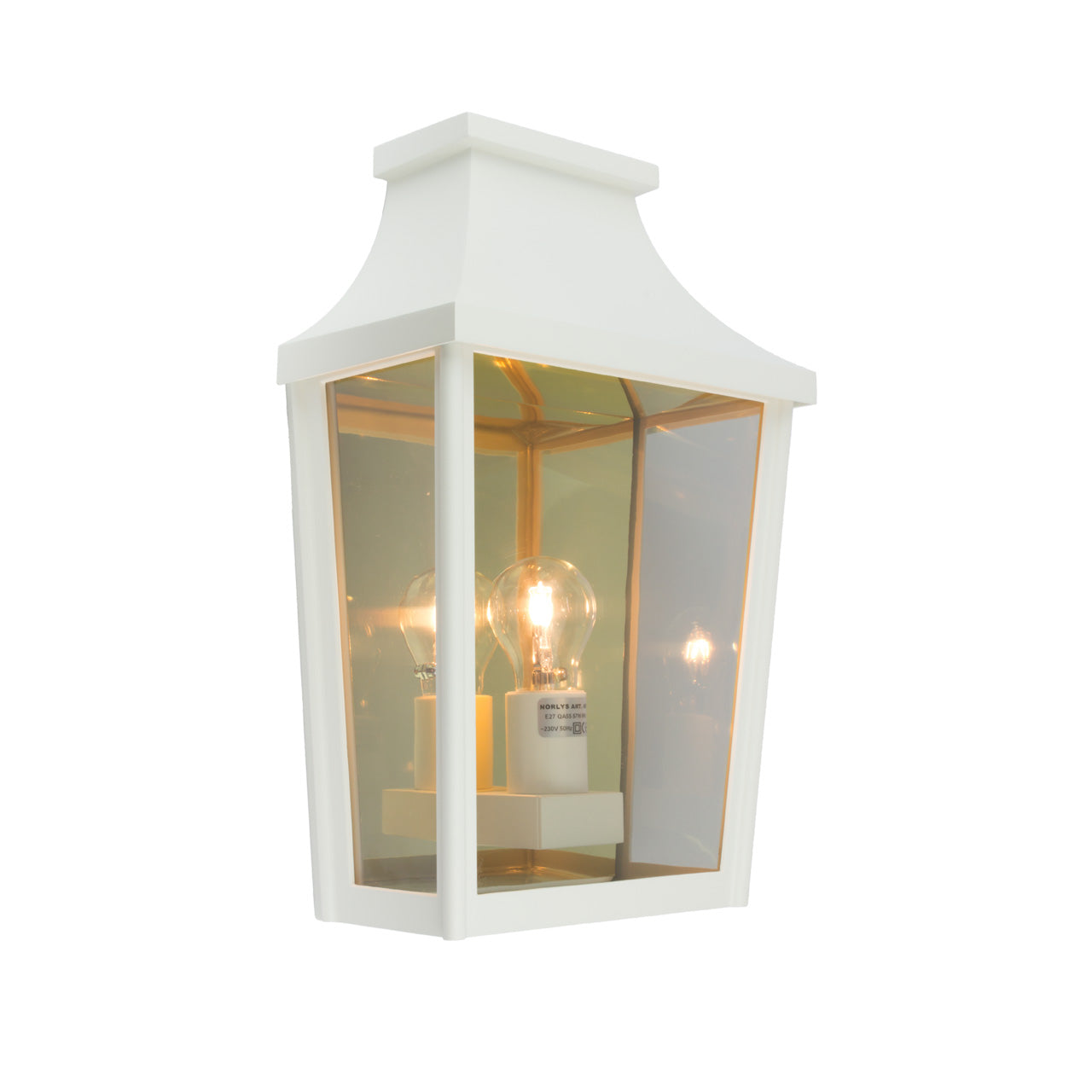 London 497 hvid væglampe