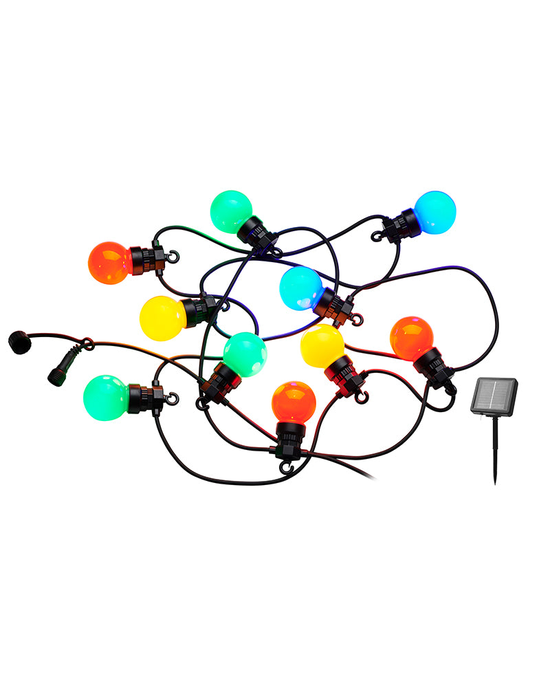 Lucas Solar Startsæt 10 LED Multifarvet