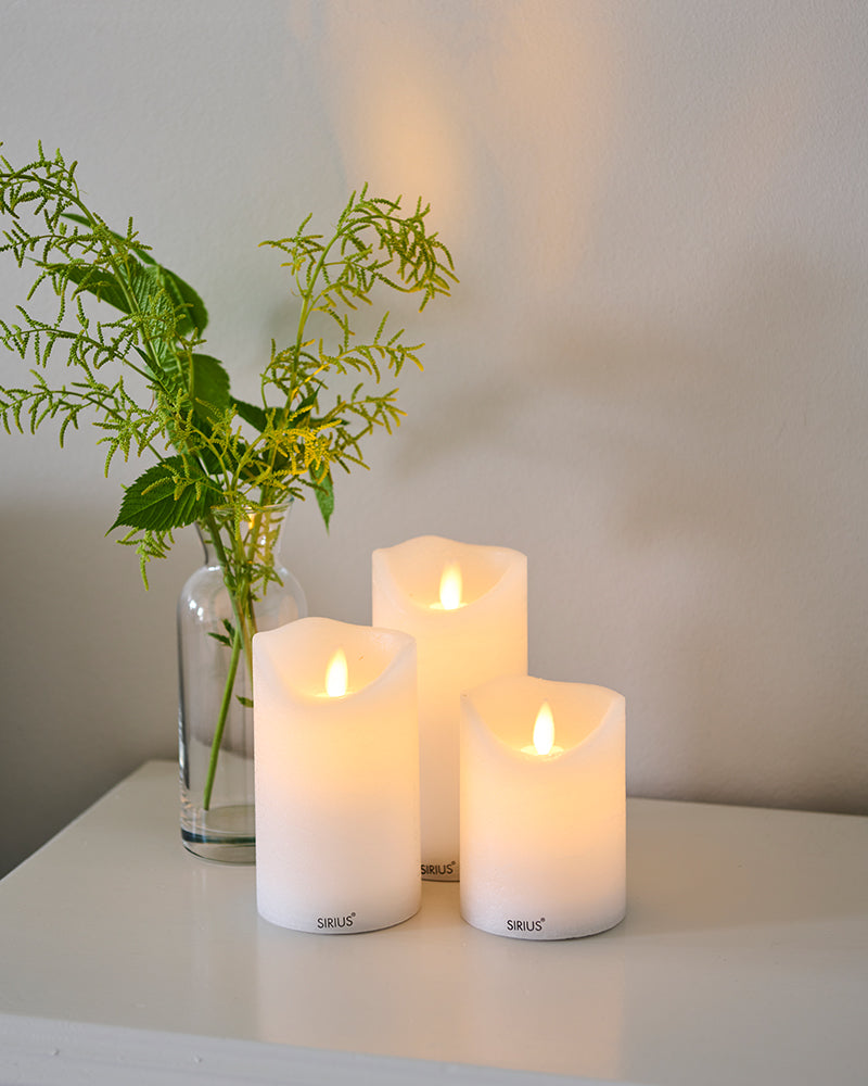 Sara Genopladelig Sæt 3 stk Ø 7,5 cm