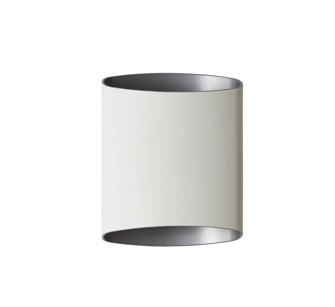 Sinne beton/silver væglampe