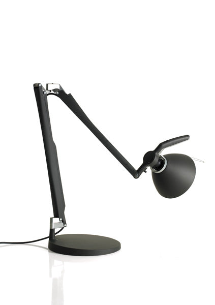 Fortebracio bordlampe sort med touch lysdæmper