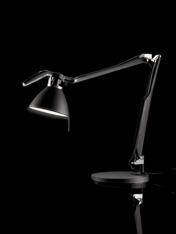 Fortebracio bordlampe sort med touch lysdæmper