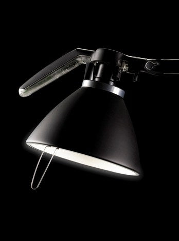 Fortebracio bordlampe sort med touch lysdæmper