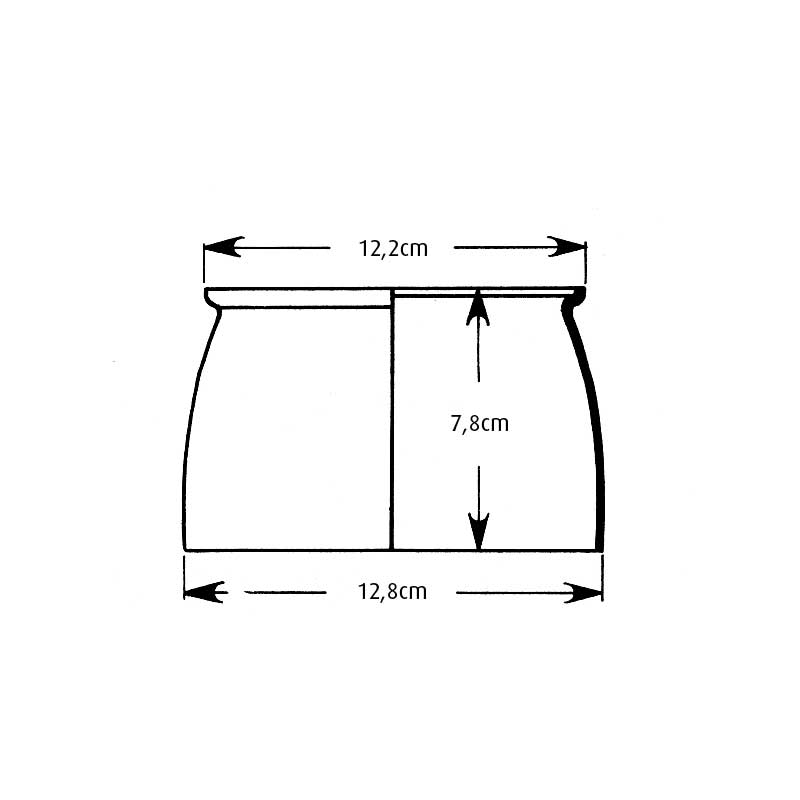 PH 4½-4 Glas Pendel løst underskærm