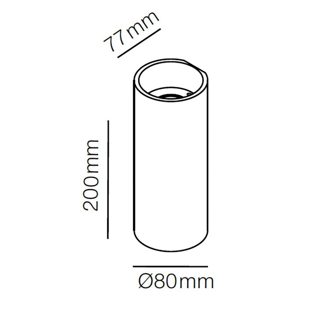 ZERO W2 VÆGLAMPE 3000K HVID