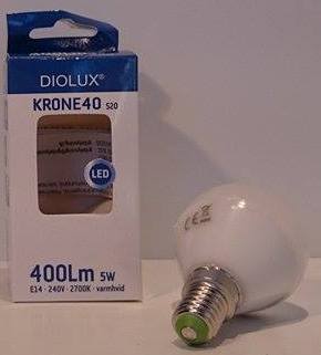 GN LED 5W Kronepære E14 fatning = 35w