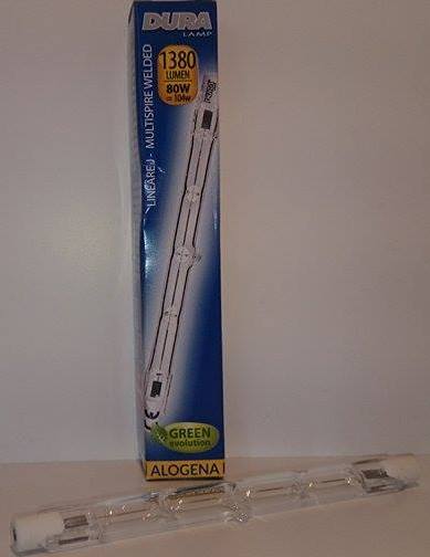 Dura Halogenrør Lang 80W =104W