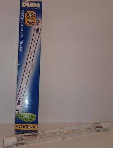Dura Halogenrør Lang 160W =205W