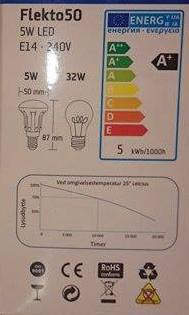 GN 5W LED Reflektor50 E14 =32w