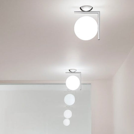 IC Lights C/W2 væg/loft krom