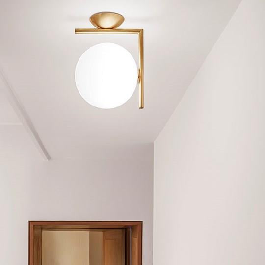 IC Lights C/W2 væg/loft messing