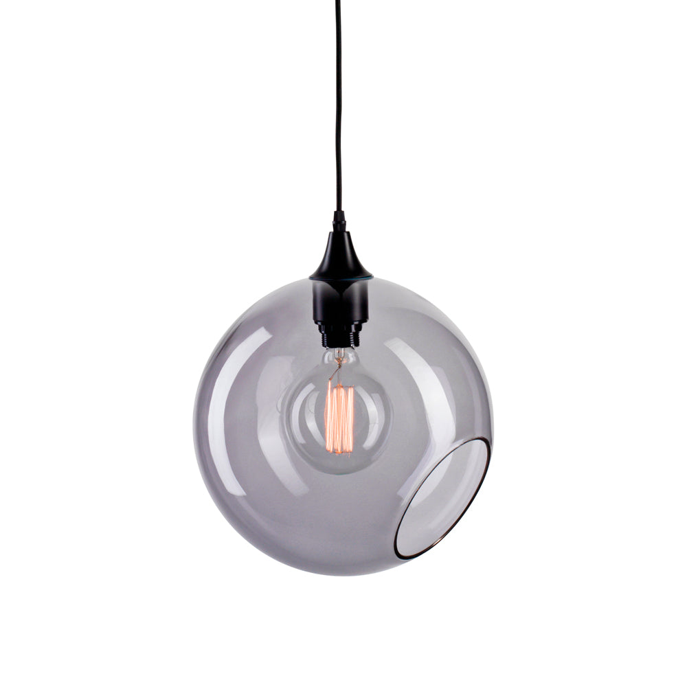 Ballroom XL røgfarvet/silver Ø32 pendel