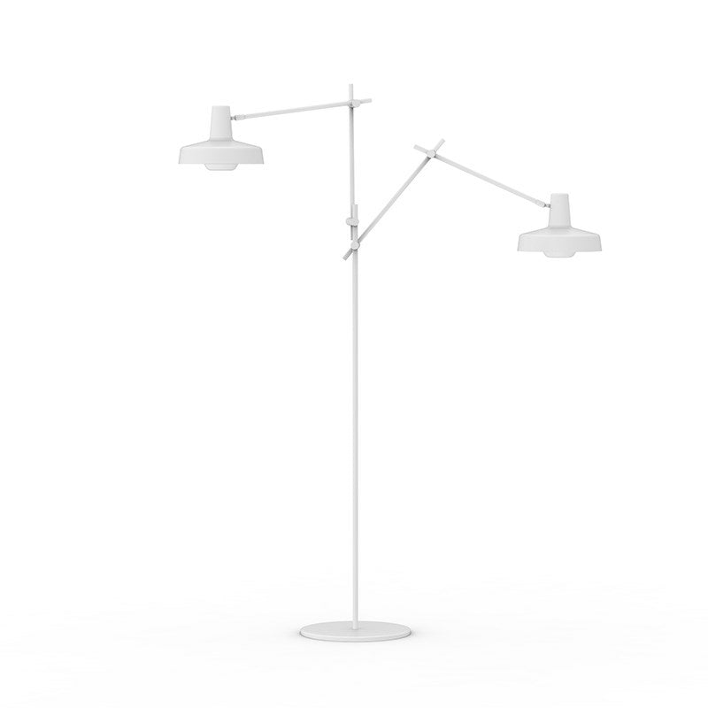 Arigato Gulvlampe 2 arme Hvid