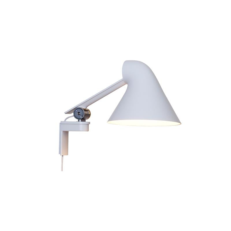 NJP væglampe kort arm hvid 2700K