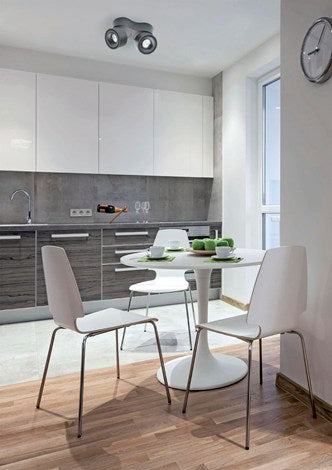 Easy dobbelt spot væg/loft W2100 hvid