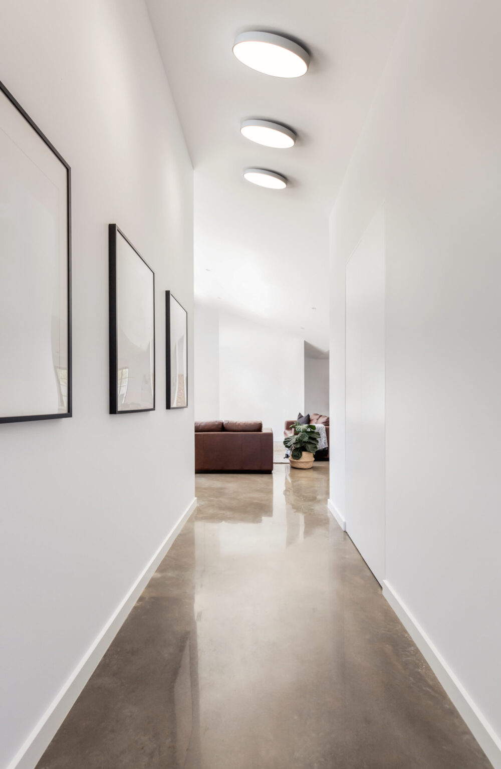 Luna C450 plafond Ø45 - Hvid 3000k