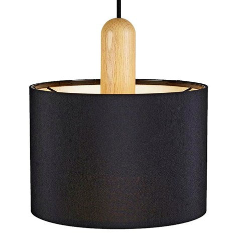Paso Wood pendel Ø25 Eg-sort-sort