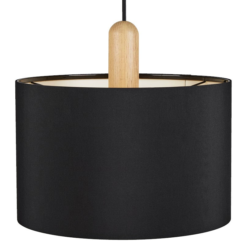 Paso Wood pendel Ø35 Eg-sort-sort