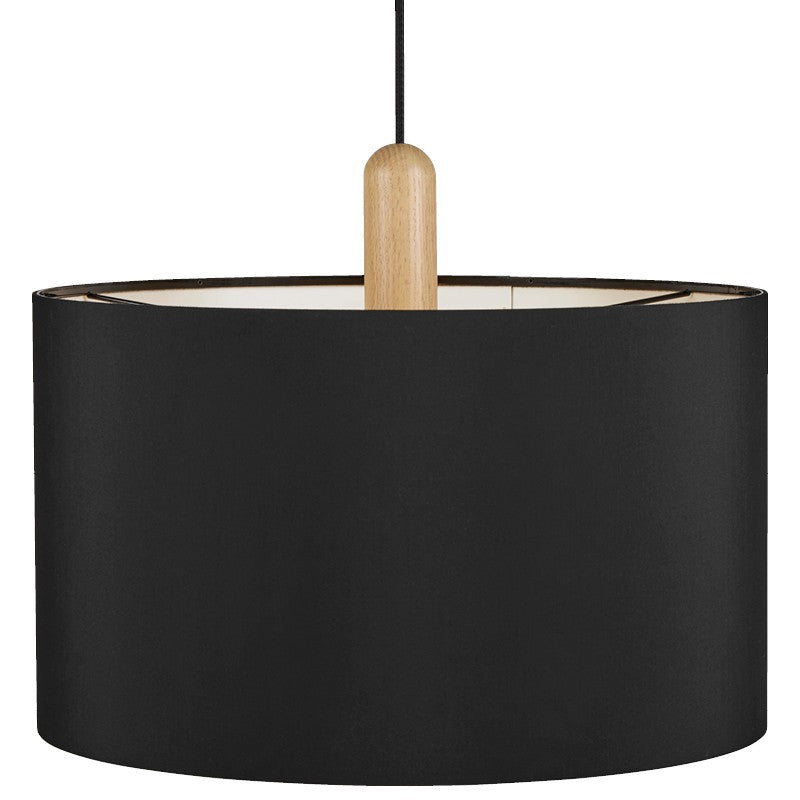 Paso Wood pendel Ø50 Eg-sort-sort