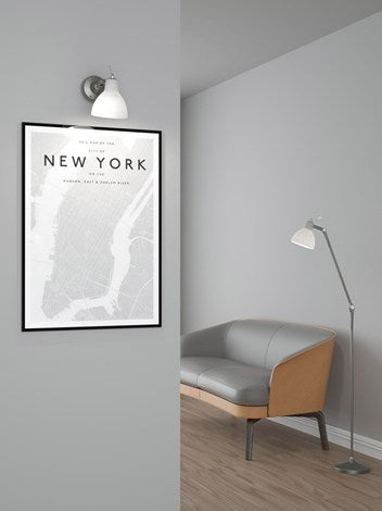 Luxy gulvlampe grafit/mat hvid