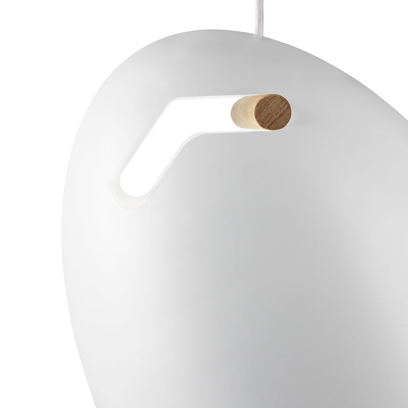 Bell pendel hvid Ø50
