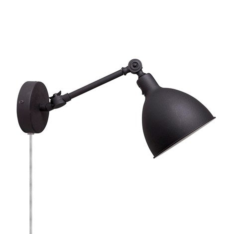 Bazar mini væglampe sandsort