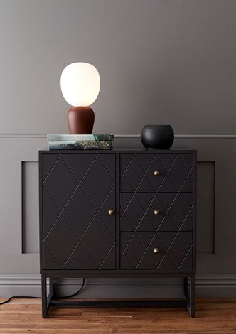Buddy Bordlampe Mørk Rust