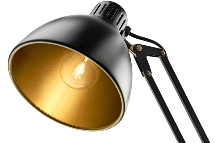 ARCHI T2 Tabel Mat Black/Gold