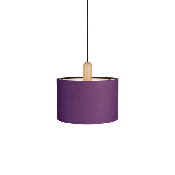Paso Wood pendel Ø35 UNI Eg-sort-lilla