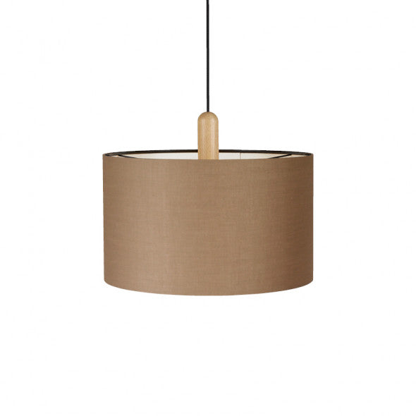 Paso Wood pendel Ø50 UNI Eg-sort-brun