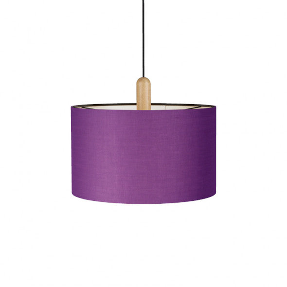 Paso Wood pendel Ø50 UNI Eg-sort-lilla