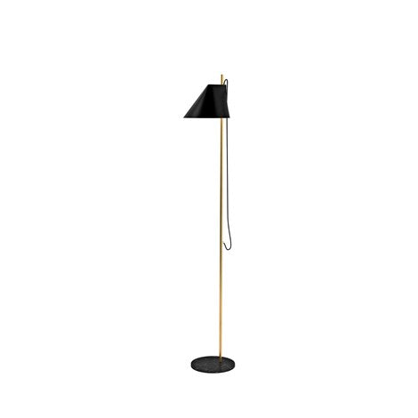 Yuh gulvlampe sort/messing