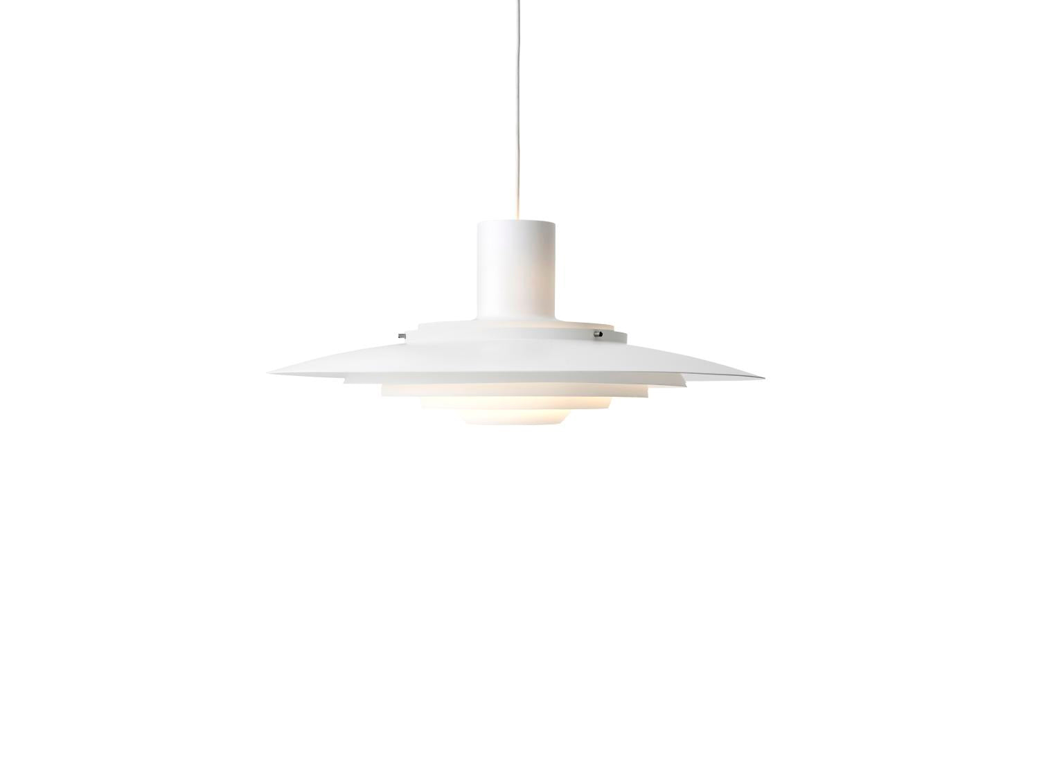 P376 pendel Ø70 mat hvid