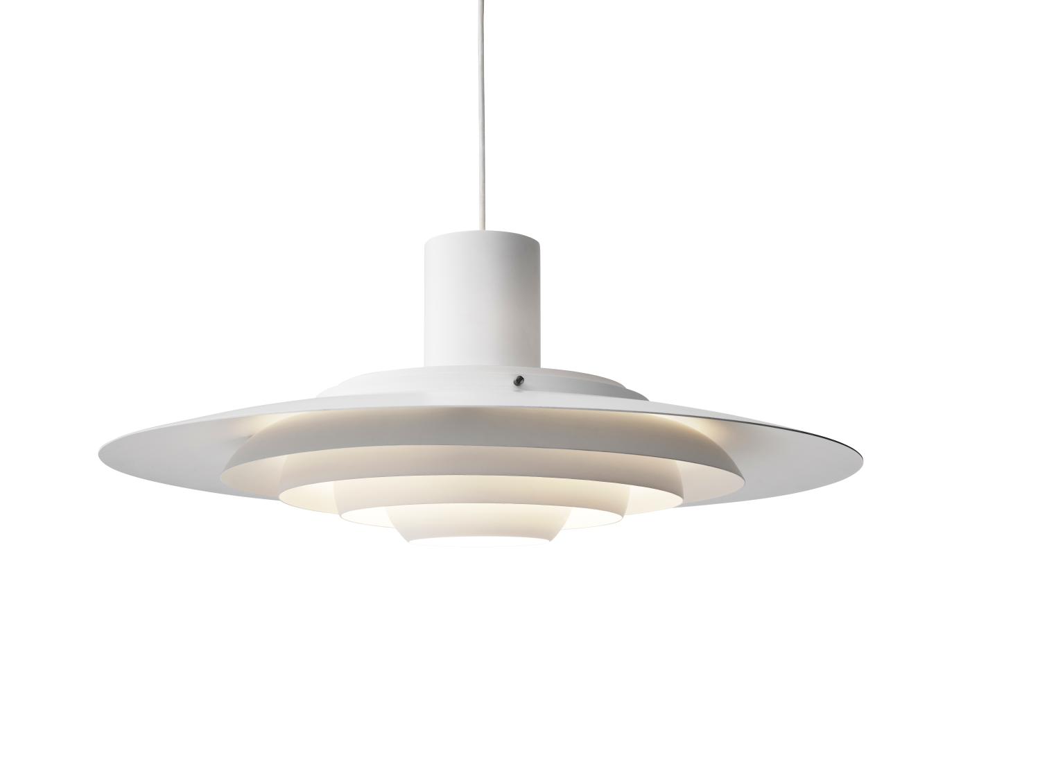P376 pendel Ø70 mat hvid