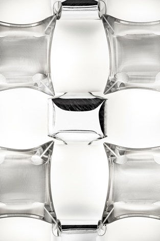 Mida plafond Ø50 hvid/platin