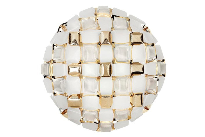 Mida plafond Ø67 hvid/guld