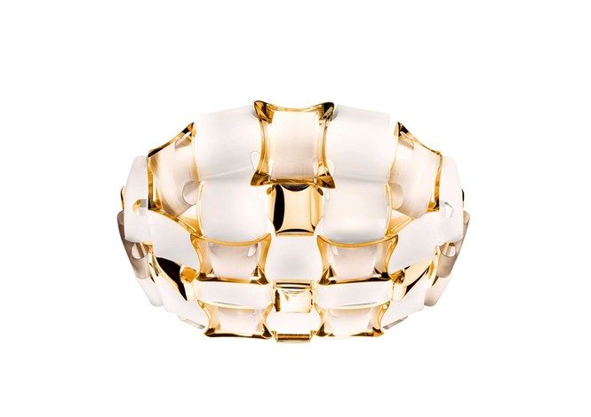 Mida plafond Ø67 hvid/guld