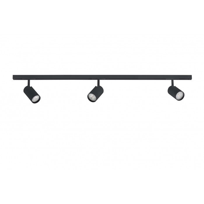 Designline Tube Kit 1m + 3 spots Sort