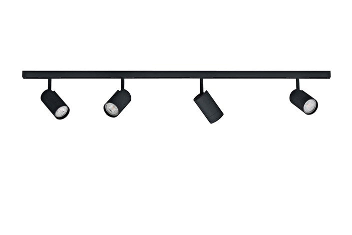 Designline Tube Kit 2m + 4 spots Sort
